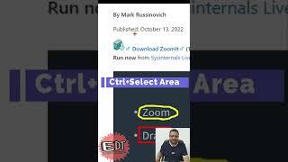 Microsoft Zoomit | how to use zoomit #shorts