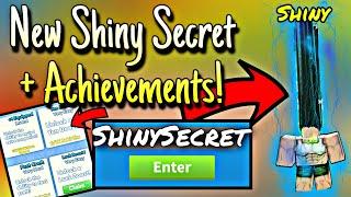 I made a NEW SHINY SECRET PET + NEW REWARDS on Anime Clicker Simulator!