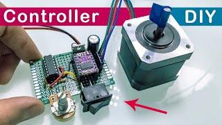 Stepper Motor Controller Without Arduino or Microcontrollers | Simple DIY