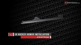 JcrOffroad - JK Wrangler Rocker Armor Installation