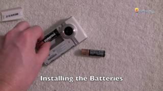 Flip Video Camcorder - Installing the Batteries