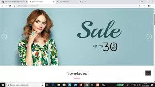 Instalar temas gratis Prestashop 1.7.6.4 hasta 1.7.8.2, tema Apparel gratuito, configuración tema.