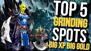 Top 5 Grinding Spots for BIG XP or BIG GOLD - WOTLK Classic!