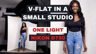 One Light Series: Using V-Flat in a Small Studio [ Ghananie Photography] [ tips and tricks ]