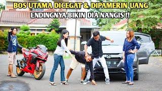 BOS UTAMA DICEGAT & DIPAMERIN UANG DITEMPAT UMUM OLEH KUMPULAN ORANG SOK KAYA,ENDINGNYA BIKIN NANGIS