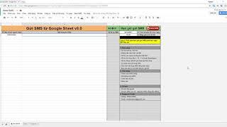 Send SMS from Google Sheet