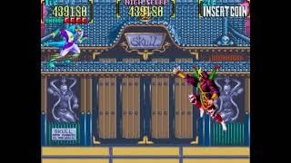 Mystic Warriors (Arcade) Keima vs Skull Samurai