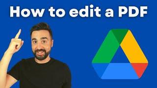 How to Edit a PDF in Google Drive