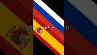 spain vs russia #geography #comparison #country #trending #spain #russia #shorts #fypシ