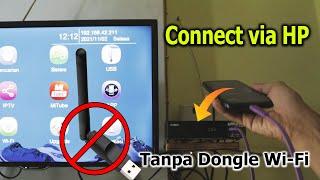 Menghubungkan Internet STB DVB Matrix dengan Kabel Data HP Android - Tanpa Receiver Wi-Fi