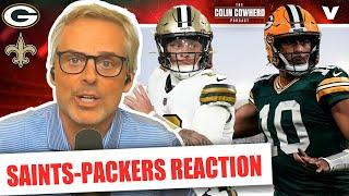 Saints-Packers Reaction: Jordan Love & Green Bay CRUSH New Orleans on MNF | Colin Cowherd NFL