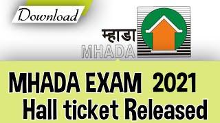 MHADA Exam Hallticket Released 2021