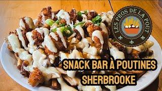 Visite au Snack bar à poutines sur la rue Wellington à Sherbrooke!!!