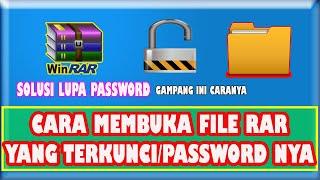 Cara Membuka File Rar Yang Terkunci/di Password Tanpa Memakai Aplikasi