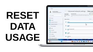 How to Reset Data Usage in Windows 11