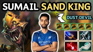  7.36a SUMAIL SAND KING Midlane Highlights  Dust Devil New META - Dota 2