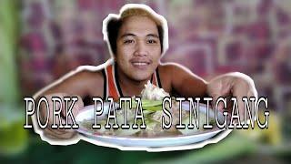 Pork Pata Sinigang mukbang  /ilocano recipes #MukbangPhilippines #PilipinoMukbang