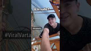 Massive security lapse! How can a Russian influencer scale Zuari bridge and nobody noticed him?