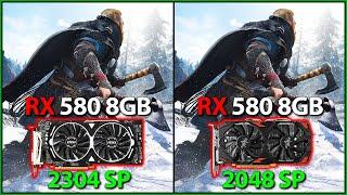 RX 580 8GB 2048SP vs 2304SP - Benchmarks in 1080p