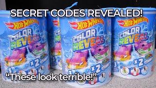 Secret Codes to the Color Shifters Color Reveal 2-Packs Series 1 by Race Grooves TV RGTV