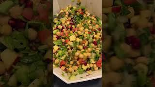 Delicious chickpeas salad #saladlover #chickpeas #salad #desifood #cooking #ytshorts d