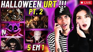 DROP URT HALLOWEEN - PT. 2 | AniRap, Shooter, Ishida, Neko e Gabriza -  VT e LELE REACT (live)