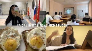 VLOG| Day in the life of a 3rd year Medical student in Russia
