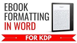 How to Format an eBook in Word for Kindle (Download Infographic)