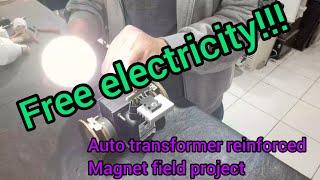 Free Energy project using auto-transformer. DIY - free energy project