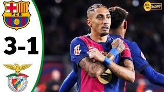 Barcelona Vs Benfica 3-1 All Goals Highlight Today Match 2025