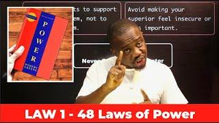 Law 1 of 48 Laws of Power Explained With Practical Examples