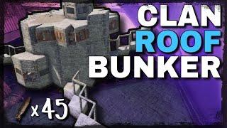 NEW CLAN ROOF BUNKER BASE DESIGN 2021 | Rust Base Build