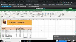 Excel Module 2 SAM Exam ( 1 - 23 )