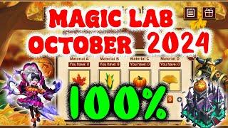 MAGIC LAB OCTOBER 2024 | 100% ALL CODES  | CASTLE CLASH