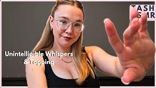 ASMR FAST Unintelligible Whispers and Tapping