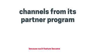Youtube to Remove Channel From Partner Program Due to Content Duplication