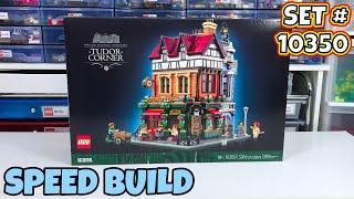 LEGO Icons 2025 Modular Building “Tudor Corner” Speed Build  LEGO Set 10350