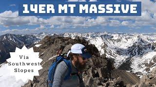 Colorado 14ers: Mt Massive via Southwest Slopes Virtual Trail Guide
