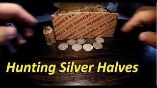 Hunting Silver Halves - A Coin Roll Treasure Hunt