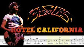 Eagles - Hotel California (Muted Bass Tabs) By @ChamisBass ( With sounds link in description)