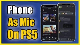 How to use Phone as Microphone on PS5 (Party Chat Tutorial)