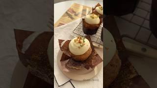 Carrot cupcake recipe | 당근 컵케이크 만들기  #shorts #recipe