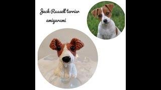 Jack Russell terrier amigurumi in italiano