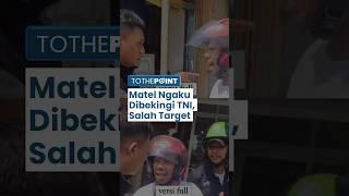 Teror Mata Elang di Depok Salah Sasaran, Ngaku Punya Keluarga TNI Padahal Korbannya Anggota TNI