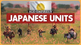 All NEW Japanese Units in AoE4!