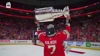 Dmitri Kulikov finally wins the Stanley Cup, he was drafted by Panthers in 2009 (24 jun 2024)