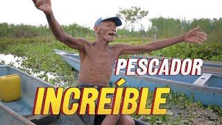 UN PESCADOR INCREÍBLE (80 años) sobrevive pescando día a día #pesca #pescador La Vida Real TV Show