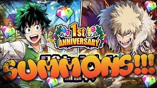 THE MOST PAINFUL SUMMONS!!! 1st Anniversary!!! My Hero Ultra Impact!