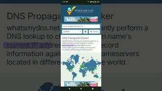 Dns propogation checker | Whatsmydns.net |#blogger #shortsviral #allApps