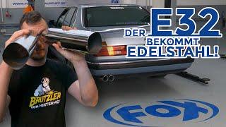 BMW 740i E32 - Edelstahl Abgasanlage @FOXexhaustSYSTEMS